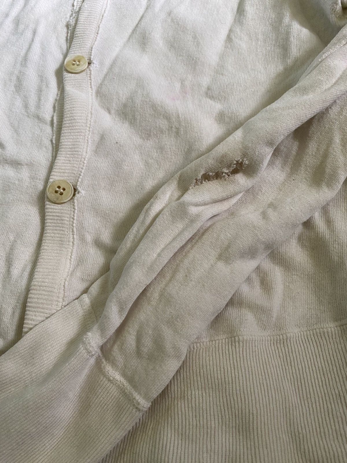 45rpm Vintage 45rpm White Cotton Cardigan with Button-Up Design Size S / US 4 / IT 40 - 8 Thumbnail