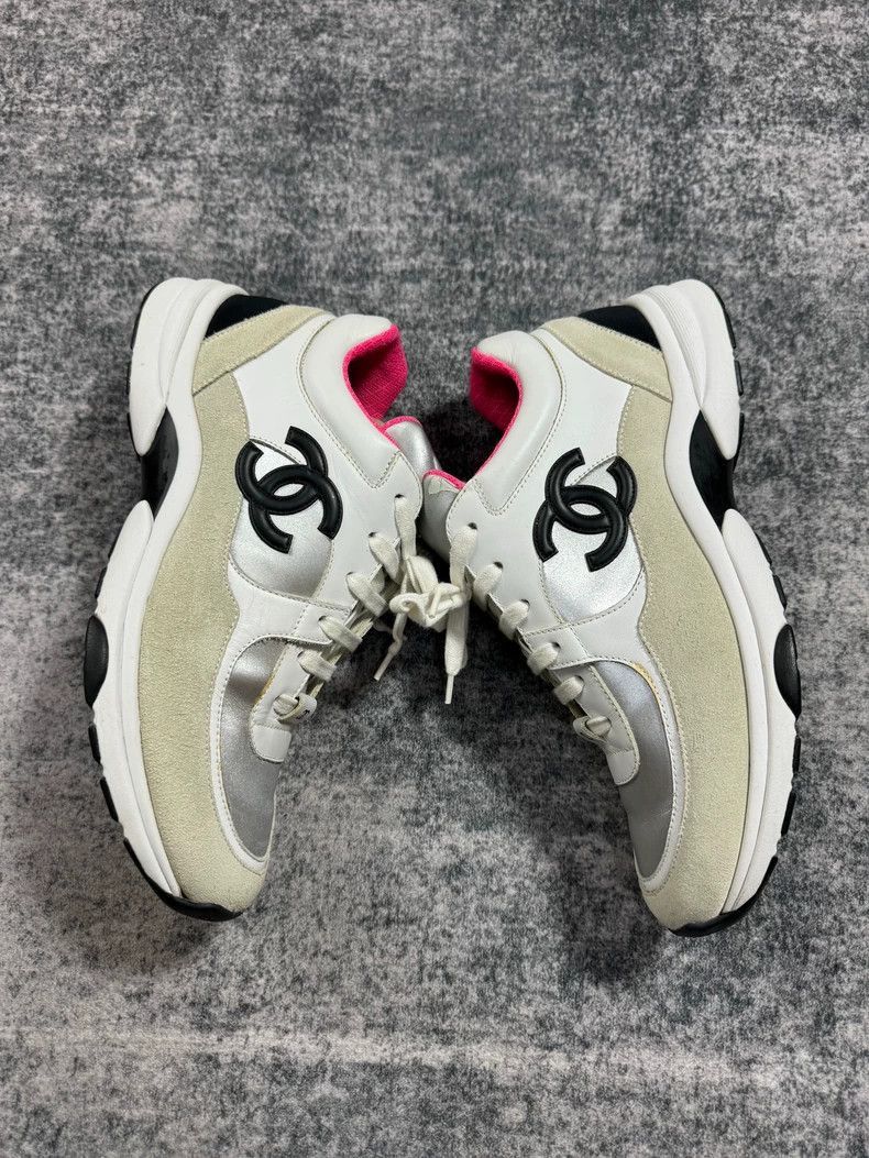 Chanel Chanel Colorblocked Suede Sneakers -2505 Size US 8.5 / EU 41-42 - 3 Thumbnail