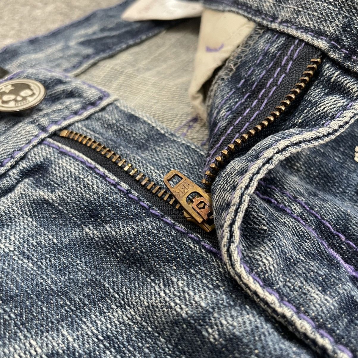 Japanese Brand Ba-Tsu Studio Denim Pants Skull Design if six was nine Size US 26 / EU 42 - 5 Thumbnail