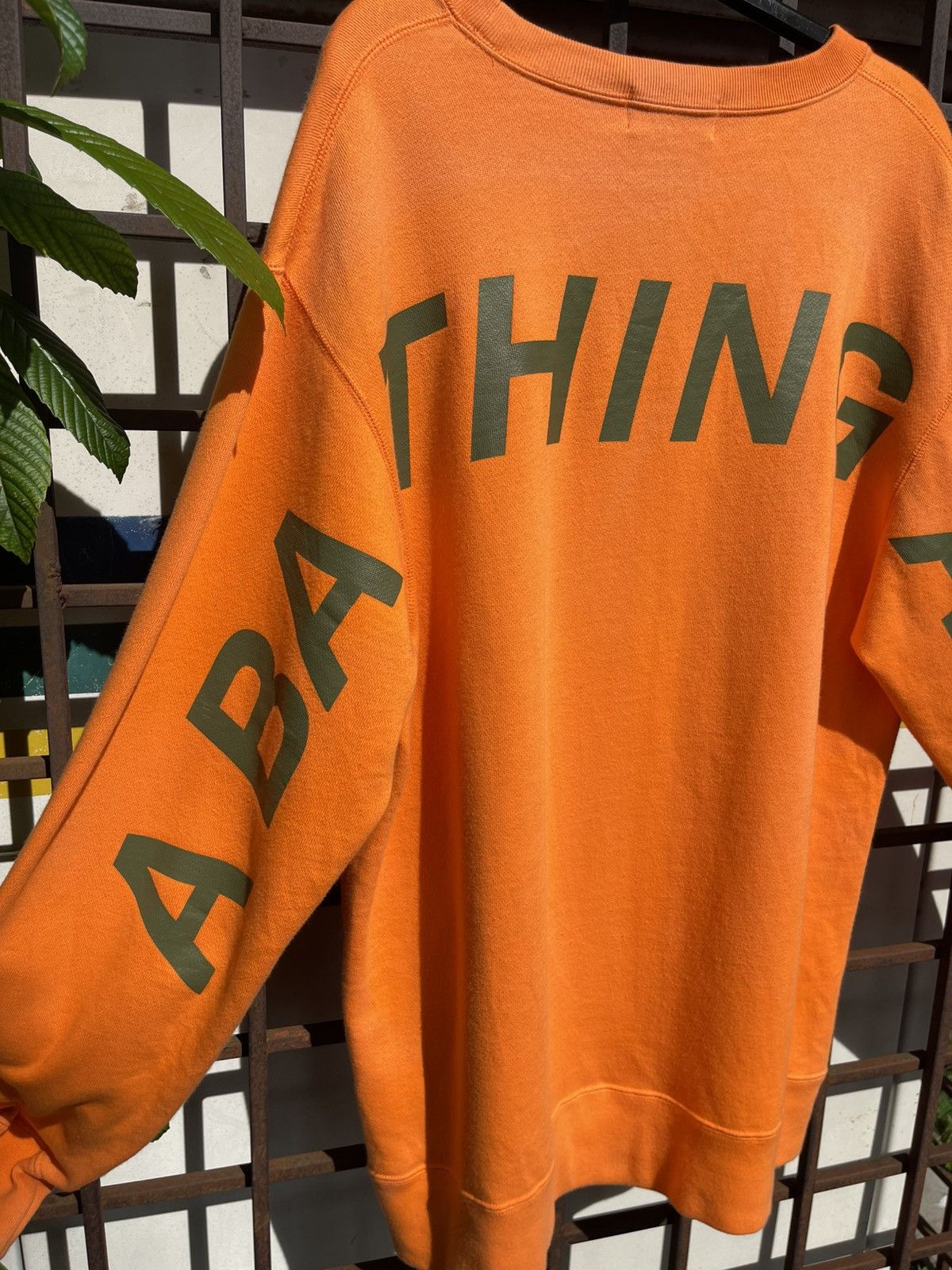 Bape Bape A Bathing Ape Spellout Logo Sweatshirt Size US XXL / EU 58 / 5 - 2 Thumbnail