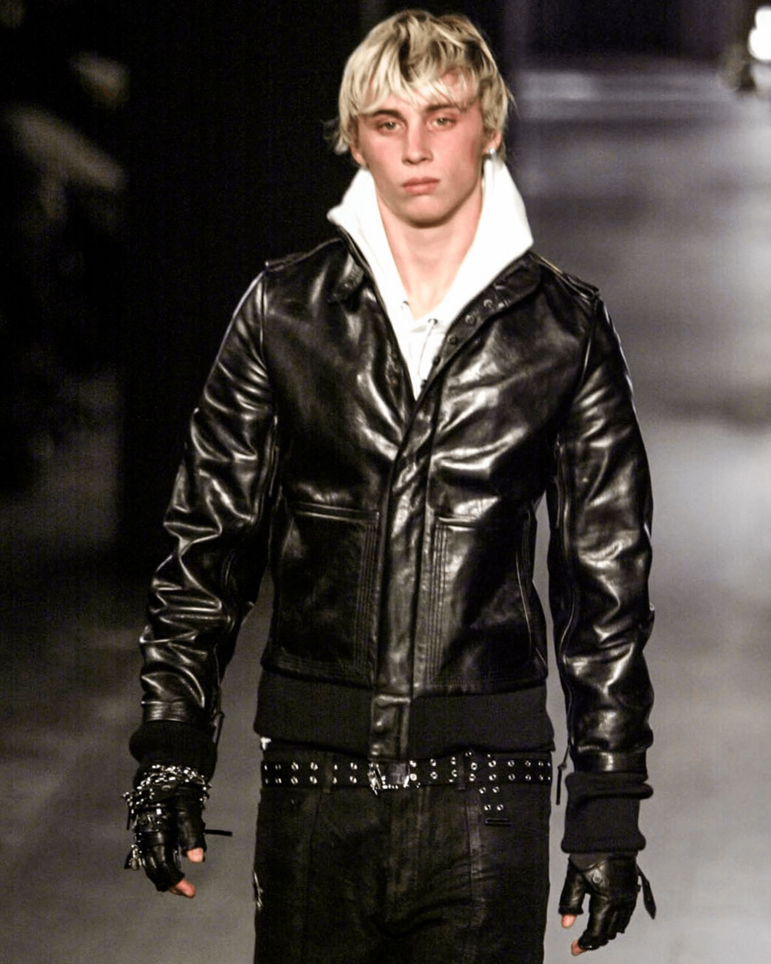 Dior Dior Homme Luster Zipper Sleeves Leather Bomber Jacket Size US M / EU 48-50 / 2 - 25 Thumbnail
