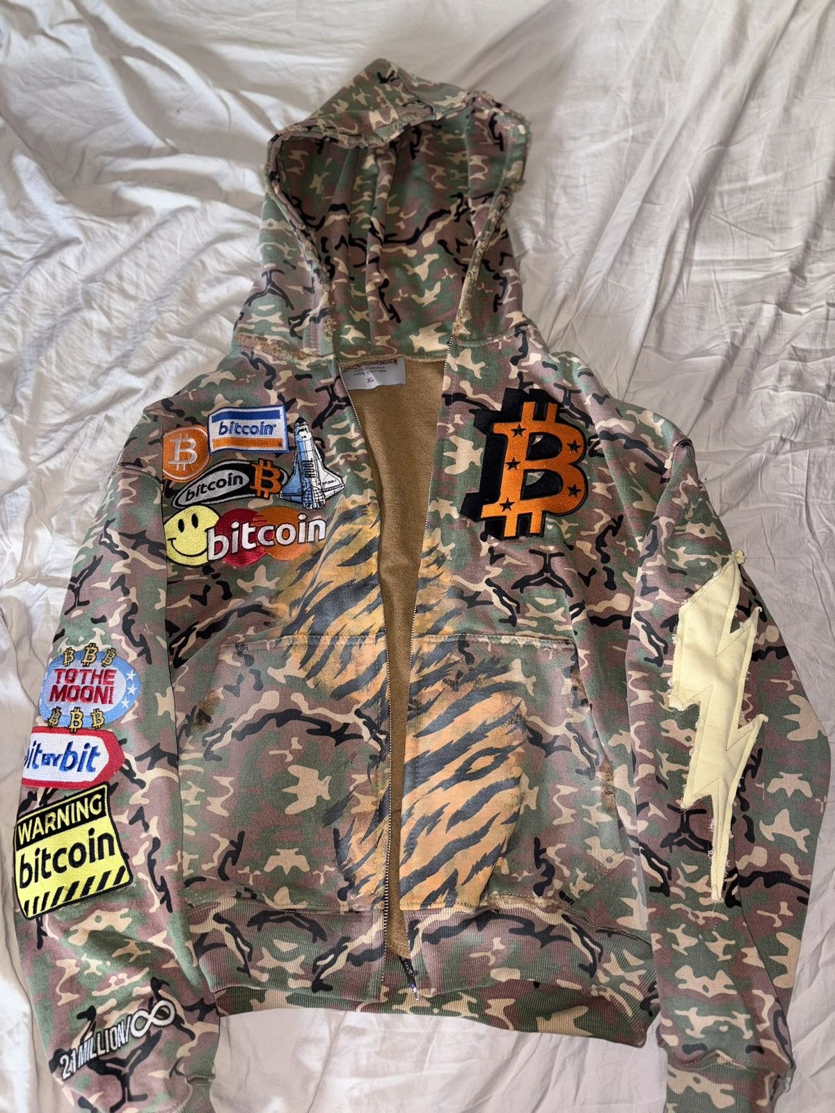 Other kings Play bitcoin zip up k1 hoodie Size US XL / EU 56 / 4 - 1 Thumbnail