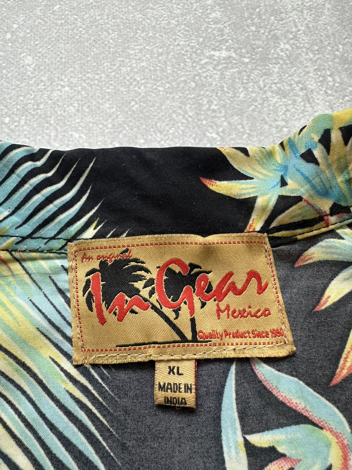 Designer in gear hawaiian shirt mens XL Parrots Size US XL / EU 56 / 4 - 5 Thumbnail