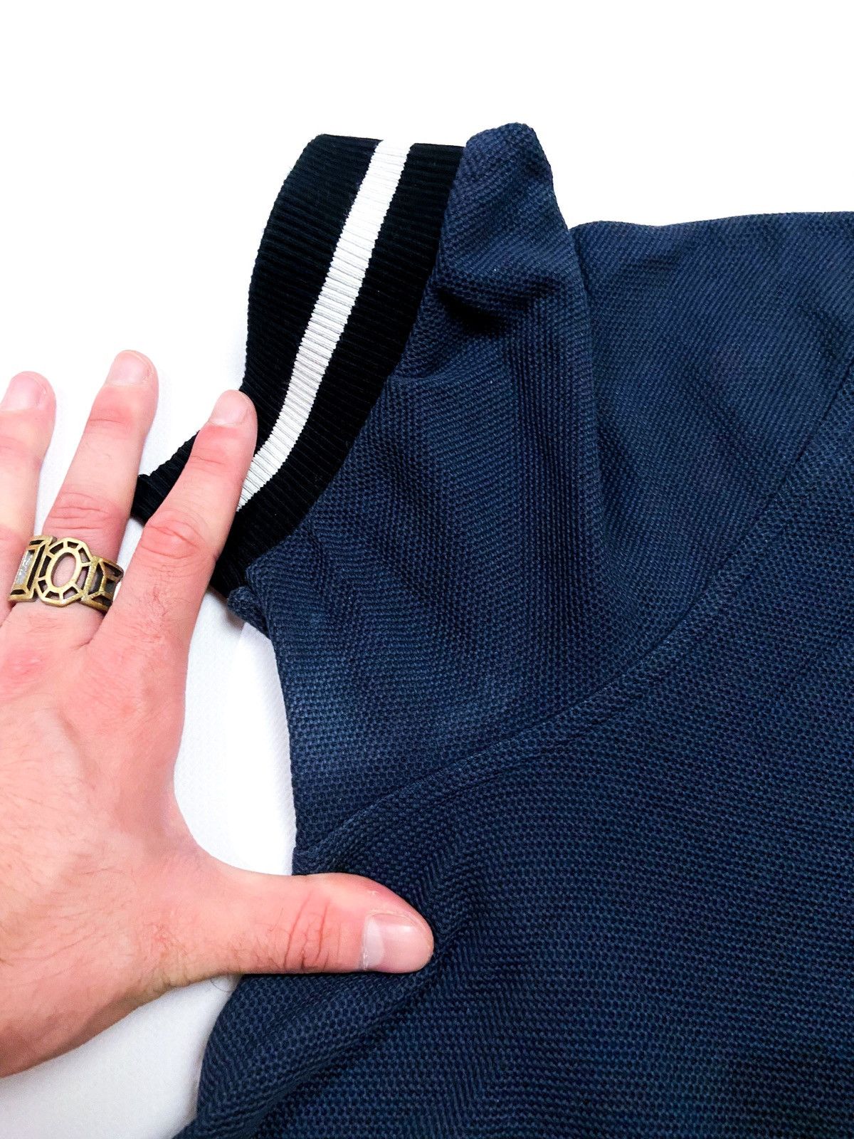 Fred Perry Vintage Fred Perry Zip Polo T-Shirt Y2K Size US M / EU 48-50 / 2 - 4 Thumbnail