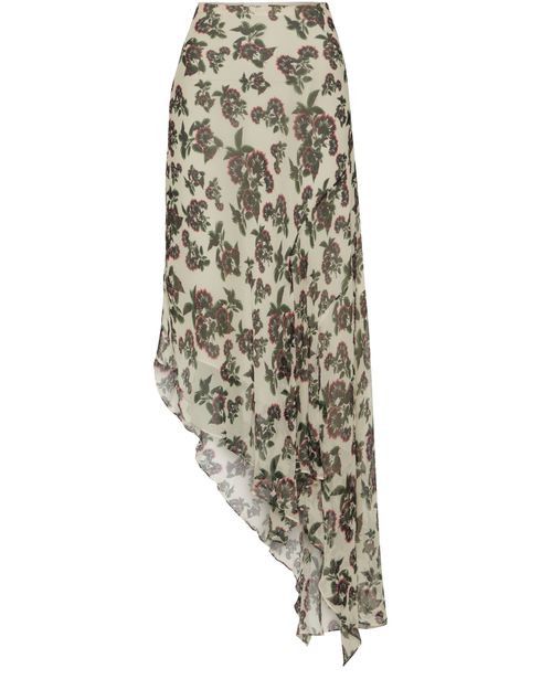 Celine o1y0725 Midi Skirt in Multicolor Size 27" / US 4 / IT 40 - 1 Thumbnail