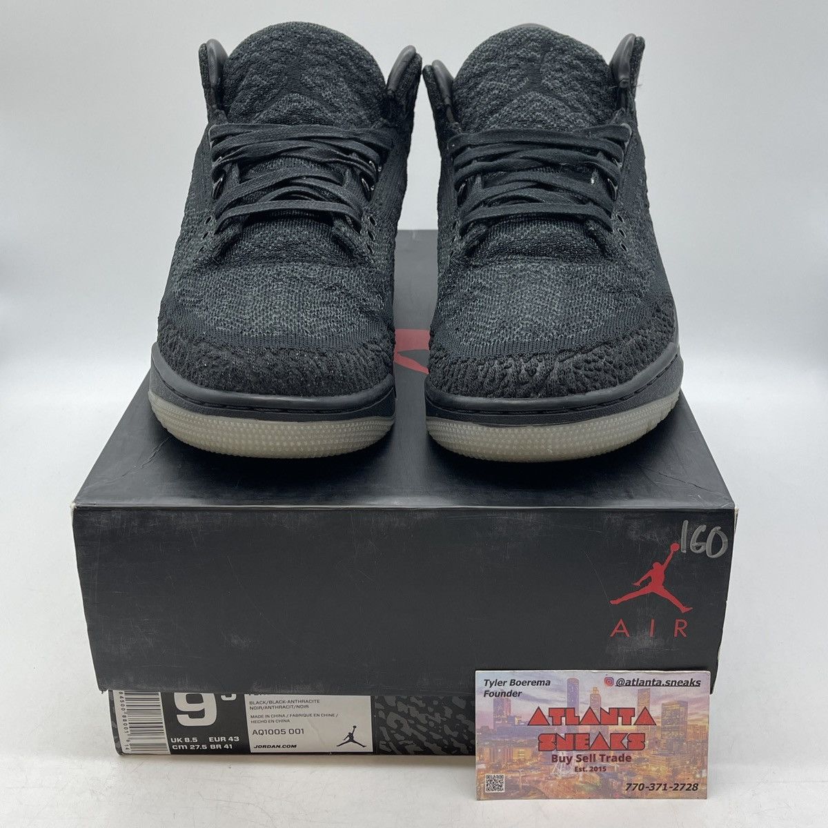 Jordan Brand Air Jordan 3 black Size US 9.5 / EU 42-43 - 2 Thumbnail