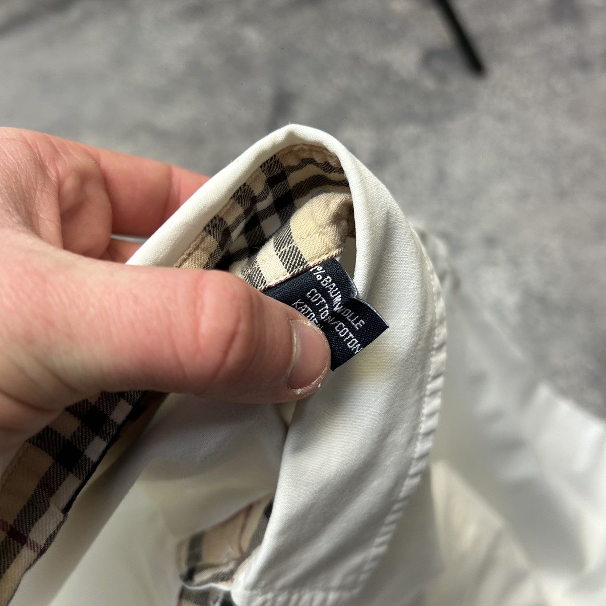 Burberry Luxury Burberry Small Logo Button Basic designer shirt Size L / US 10 / IT 46 - 9 Thumbnail