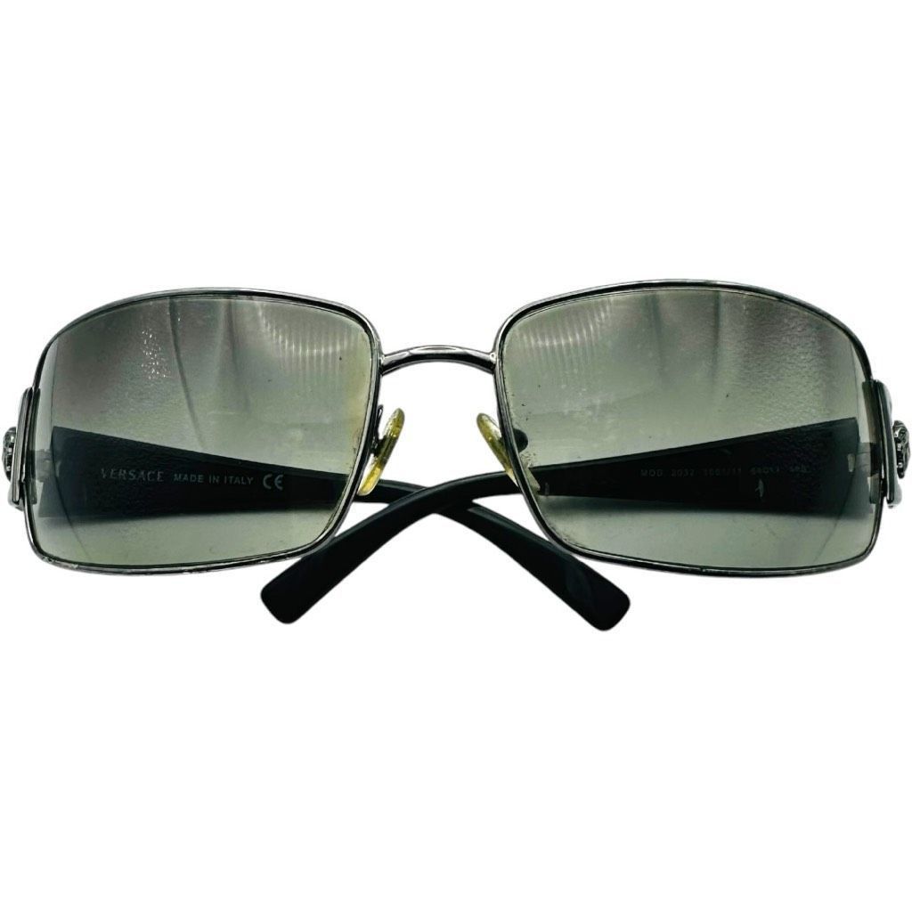Versace VERSACE Medusa Logo Sunglasses Black Gray Silver Gradient Le Size ONE SIZE - 4 Thumbnail