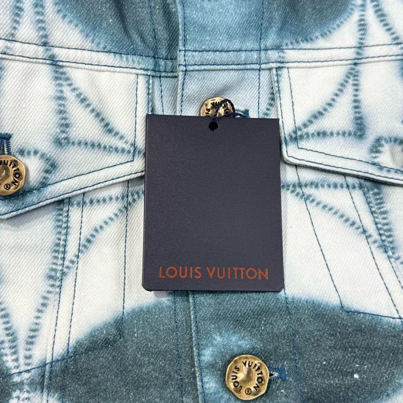 Louis Vuitton Skein dyed aged denim jacket
