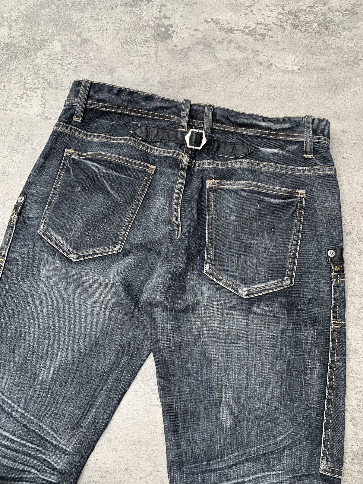 14th Addiction MICHEL KLEIN washed flare jeans Size US 30 / EU 46 - 8 Thumbnail