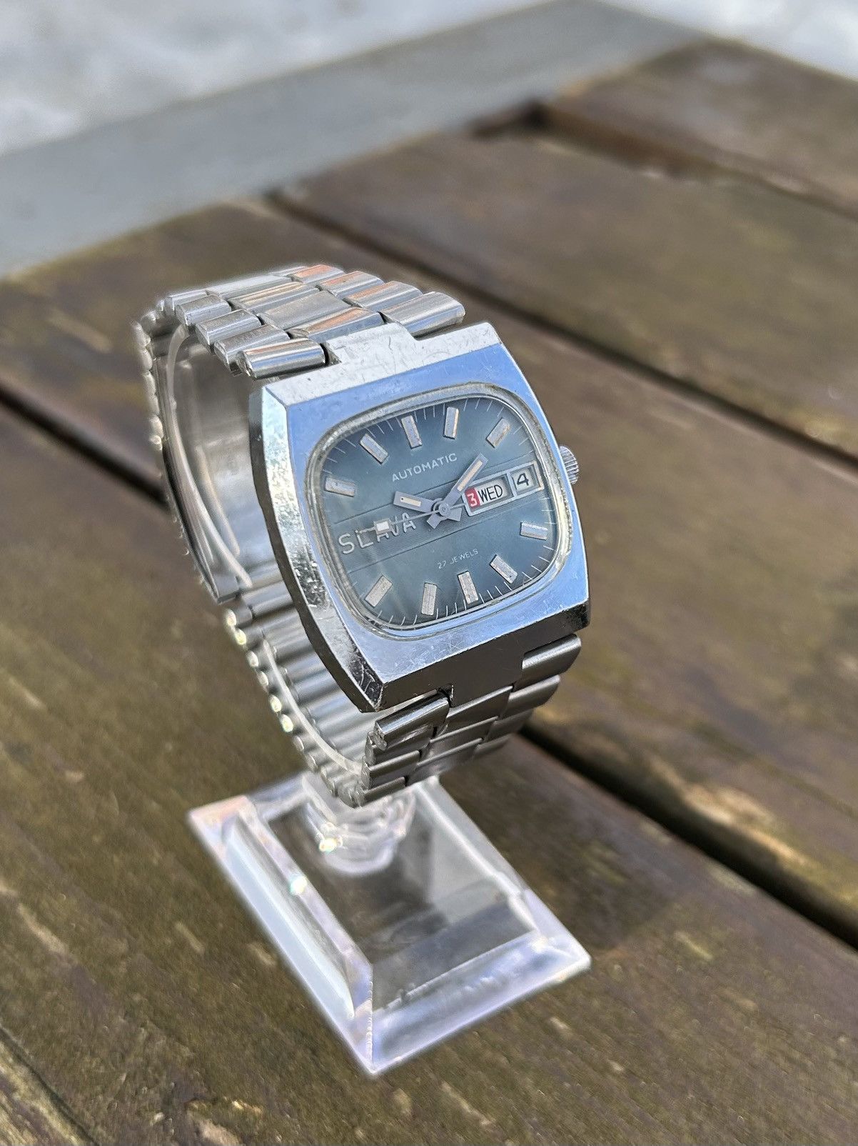 Vintage Vintage Slava Automatic Watch Mechanical Authentic 1980s Size ONE SIZE - 4 Thumbnail
