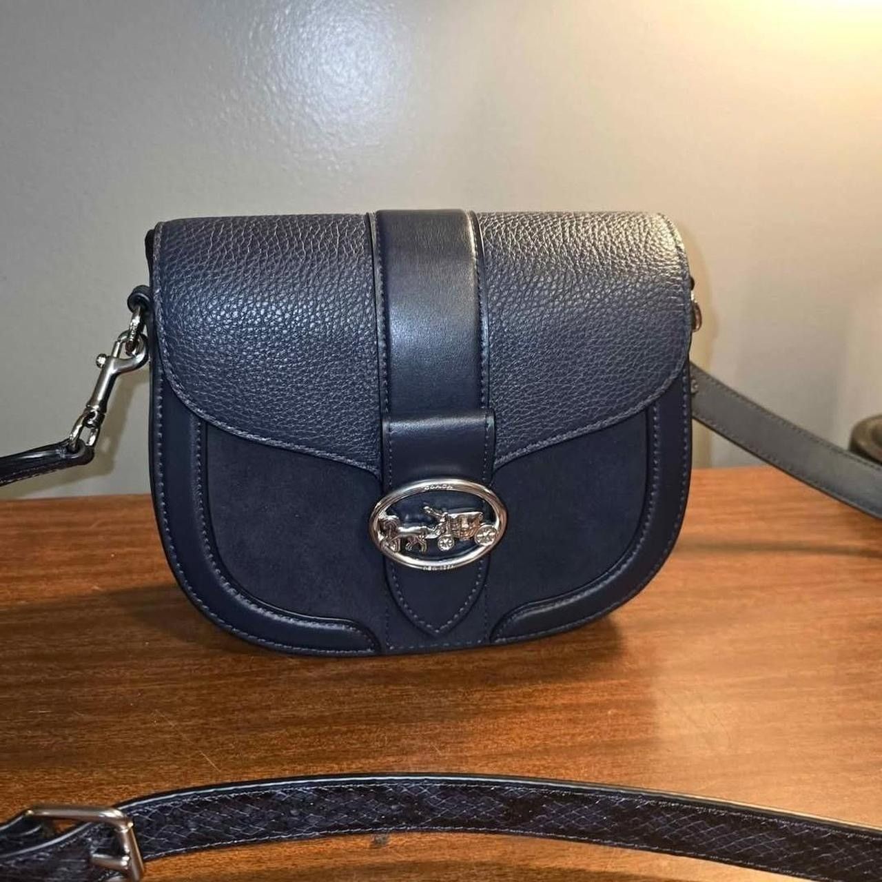 Coach Navy blue coach georgie saddle bag Size ONE SIZE - 1 Preview