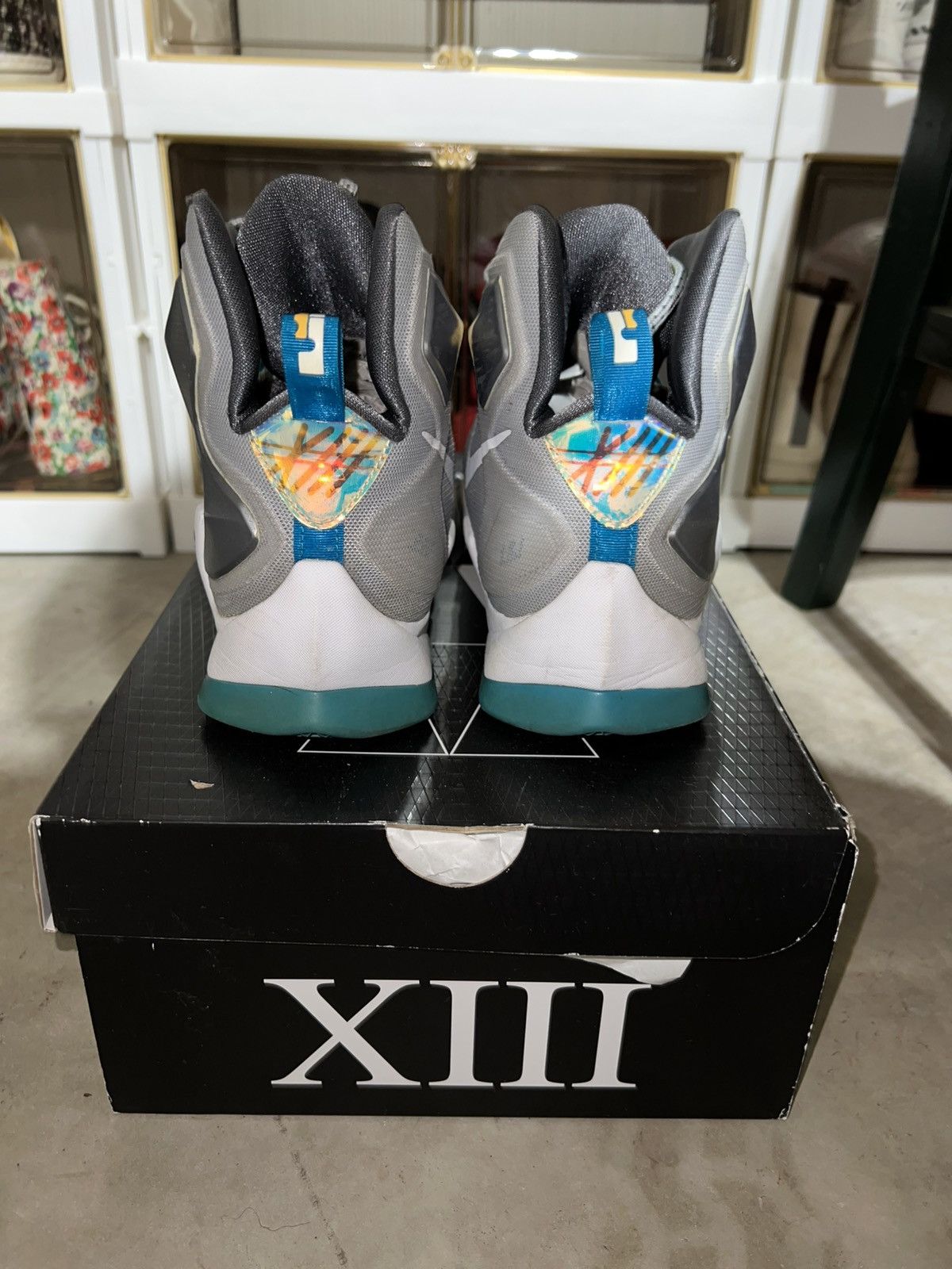 Nike Nike Lebron 13 Blue Lagoon - Size 9.5 Size US 9.5 / EU 42-43 - 2 Thumbnail