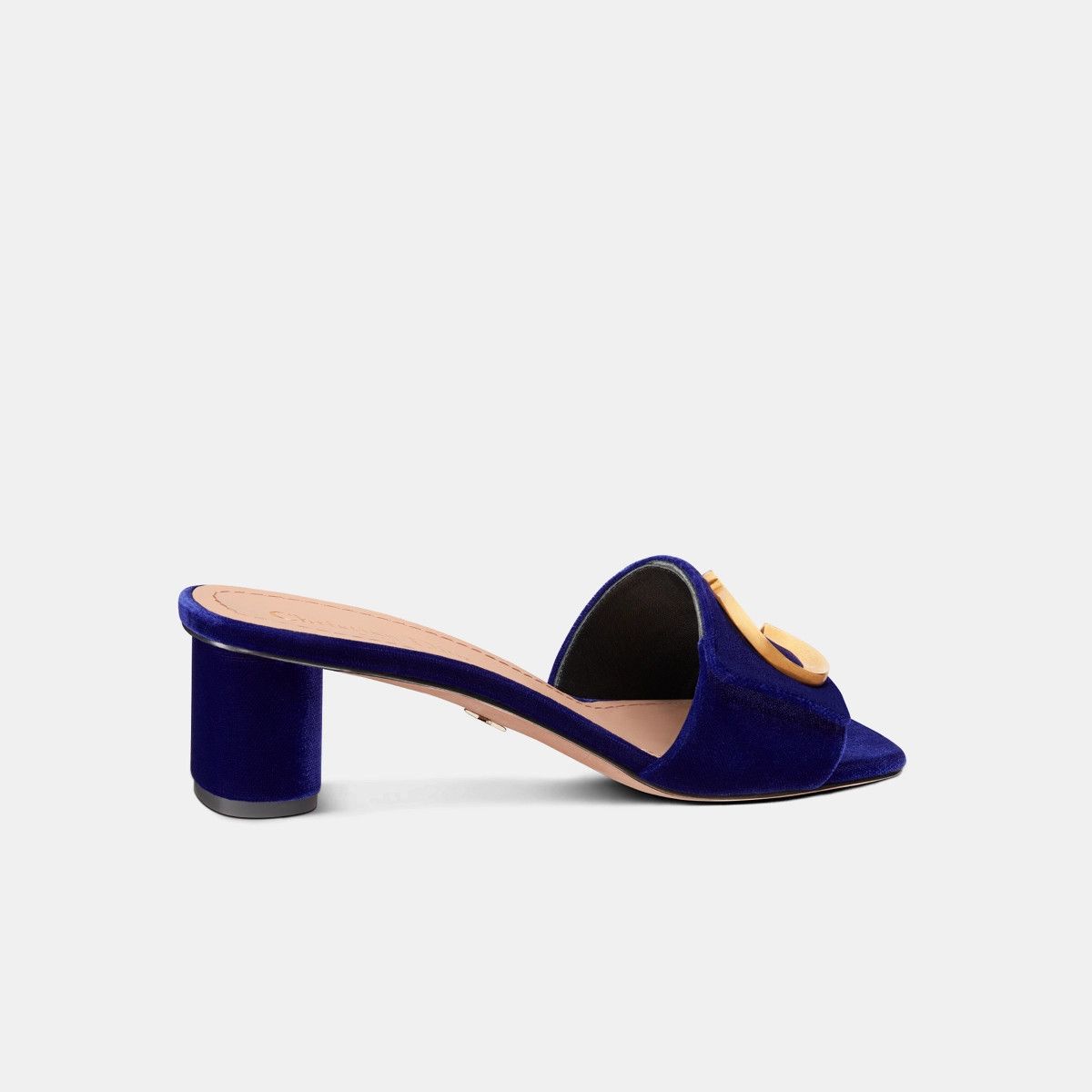 Dior o1w1db11024 C'Est Dior Heeled Slide in Cabalt Blue Size US 5 / IT 35 - 3 Thumbnail