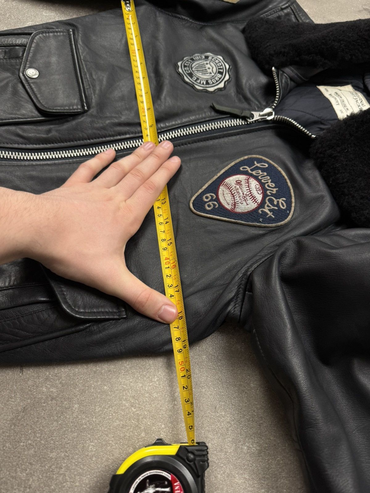 Schott Schott leather jacket patch vintage street wear 2000s Size US S / EU 44-46 / 1 - 12 Thumbnail