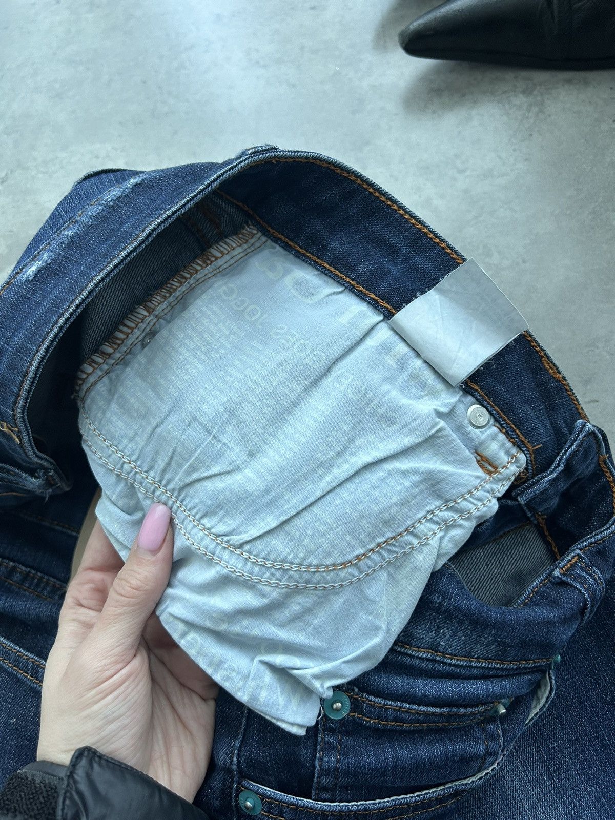John Galliano × Vintage Galliano flared washed jeans Y2K vintage Size 28" / US 6 / IT 42 - 14 Thumbnail
