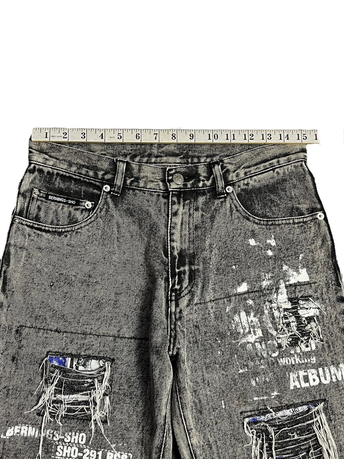 STUDIOUS × Seditionaries 90’s PUNK FLARE🔥STUDIO SHO Grunge Ripped Distressed Denim💥 Size 30" / US 8 / IT 44 - 18 Thumbnail