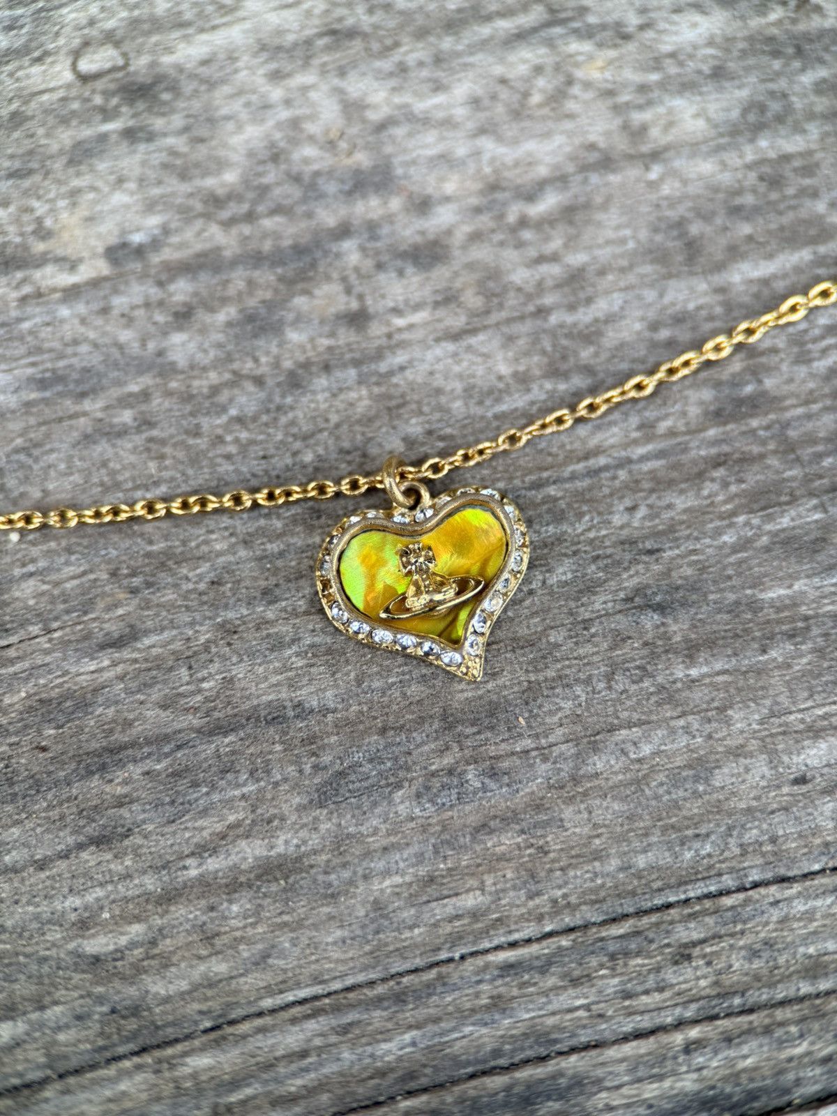Vivienne Westwood Vivienne Westwood Petra Heart Pendant Necklace In Gold Size ONE SIZE - 3 Thumbnail