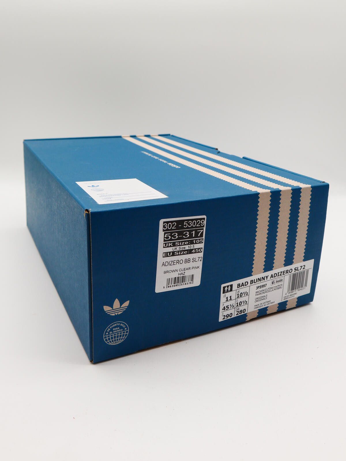 Adidas Bad Bunny x adidas adiZero SL 72 - JP5997 -UK 10.5 Size US 11.5 / EU 44-45 - 6 Thumbnail