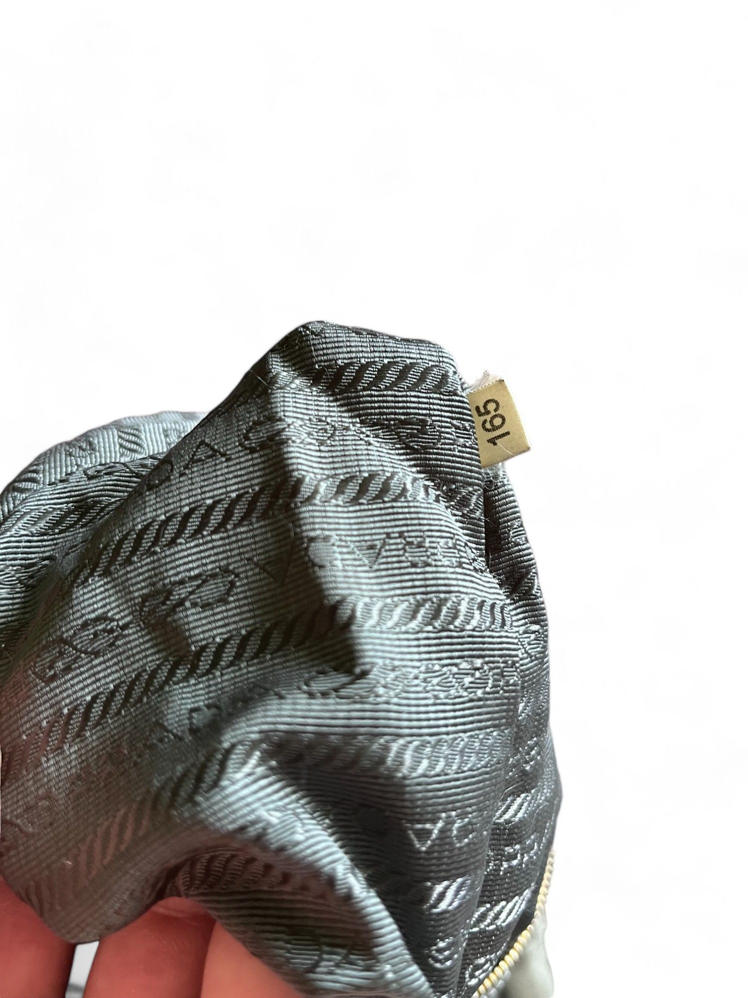 Prada Prada - Tessuto Crispy Nylon Peltro Handbag Shoulder Bag Size ONE SIZE - 12 Thumbnail
