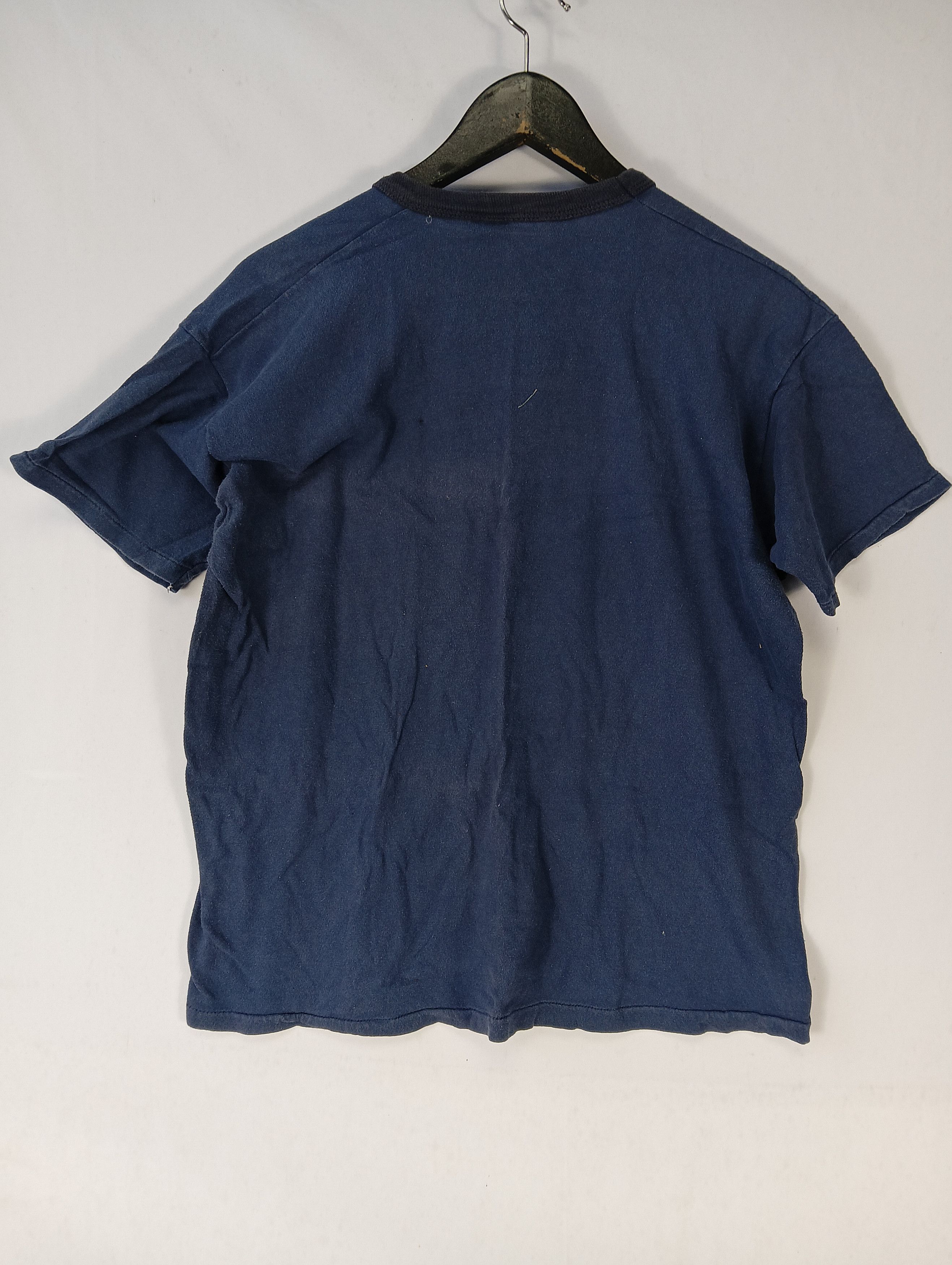 Russell Athletic × Vintage RINGER TEE HAPPILY MAUIED 70S Size US L / EU 52-54 / 3 - 9 Thumbnail