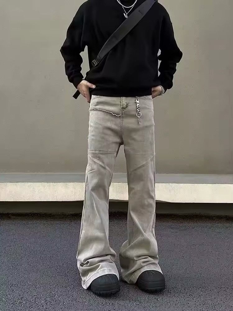 Japanese Brand × Vintage Y2K Fashion Baggy Stacked Flare Jeans Pants Size US 32 / EU 48 - 1 Thumbnail