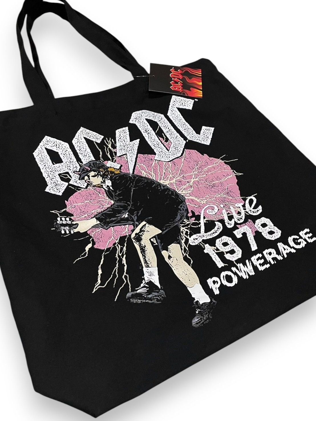AC/DC AC⚡️DC LIVE 1978 POWERAGE TOTE BAG (2025) Size ONE SIZE - 2 Thumbnail