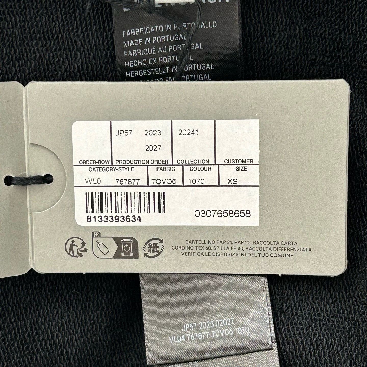 Other Balenciaga Front and back logo printed on black hoodie Size US XS / EU 42 / 0 - 7 Thumbnail