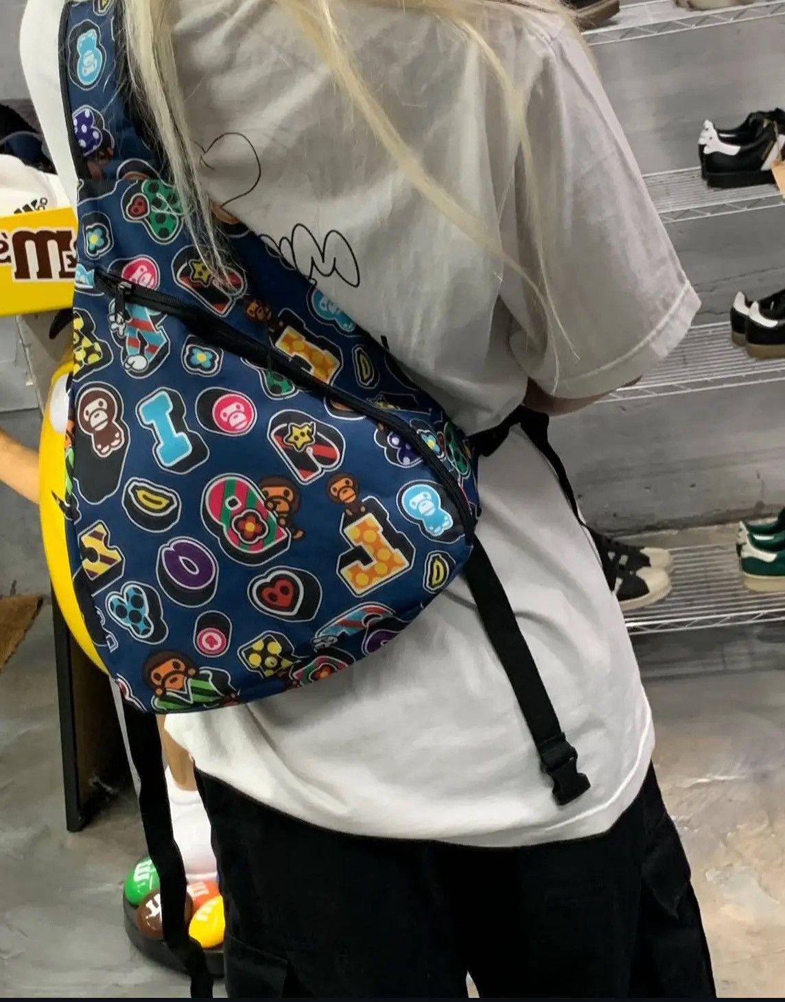 Bape Bape 2014 Magazine Multi-Logo Body Bag Size ONE SIZE - 2 Thumbnail