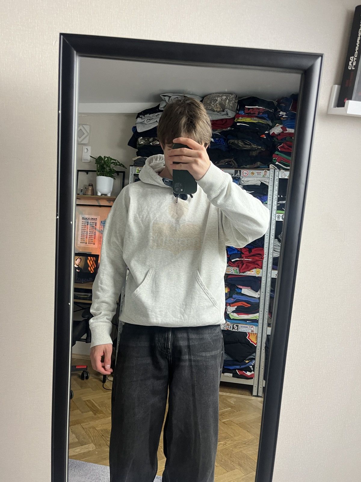 Isabel Marant Isabel Marant Big Logo Hoodie Boxy Hype Streetwear Size US M / EU 48-50 / 2 - 2 Thumbnail