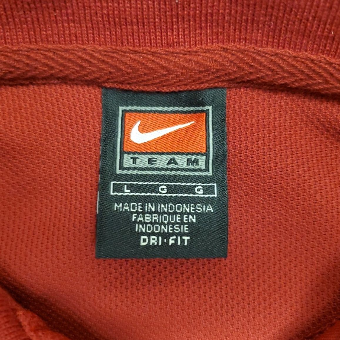 Nike VINTAGE Nike Polo Shirt Mens L Red Dri-FIT Team Short Sleeve Casual College Size US L / EU 52-54 / 3 - 4 Thumbnail