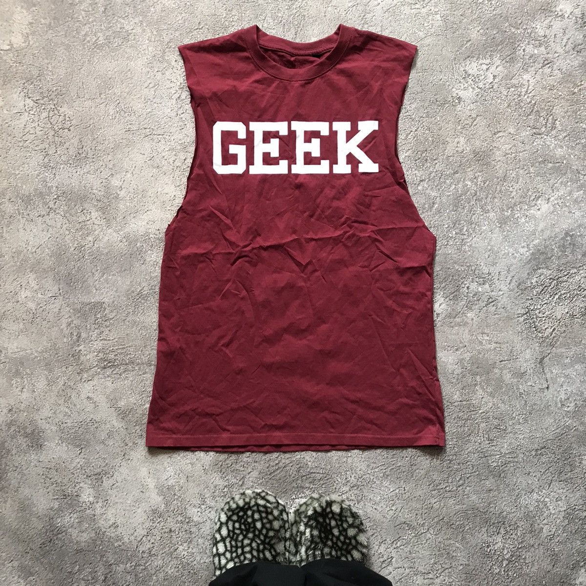 Band Tees VINTAGE TANK-TOP GEEK SLOGAN GILDAN Y2K 90s Size US XL / EU 56 / 4 - 1 Thumbnail
