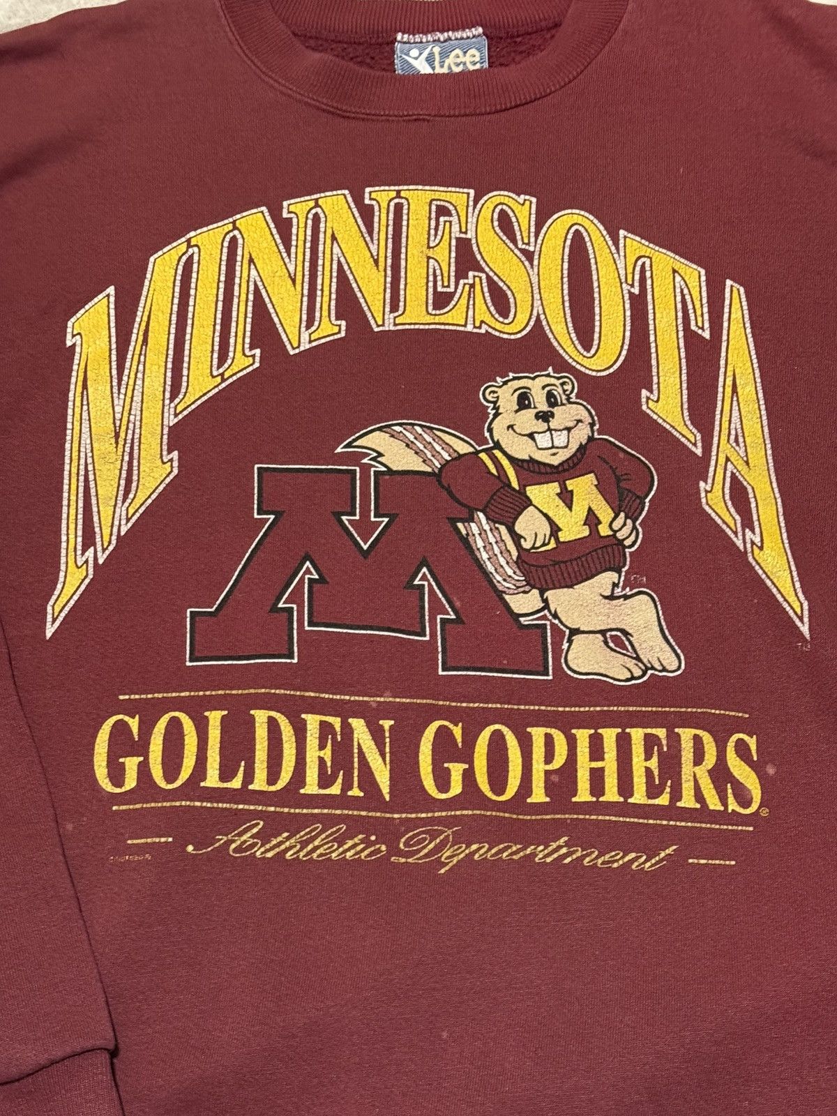 Vintage Retro Minnesota Golden Gophers Crewneck Size US XXL / EU 58 / 5 - 2 Thumbnail