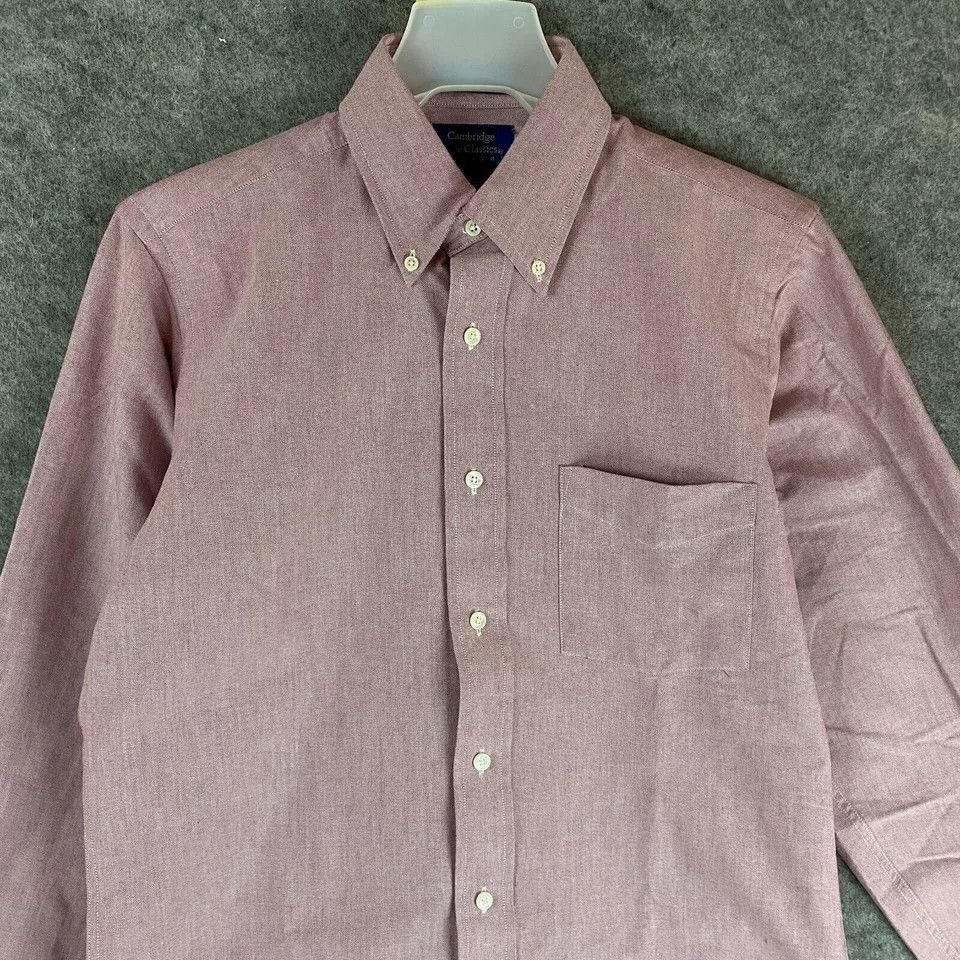 Other Cambridge Button Down Shirt Mervyns 14.5 32/33 Oxford Men's Size US XXS / EU 40 - 2 Thumbnail
