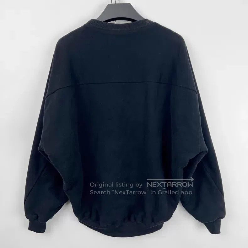 Saint Laurent Paris Saint Laurent Paris Black Glitter Embroidered Logo Fleece Size S / US 4 / IT 40 - 2 Thumbnail