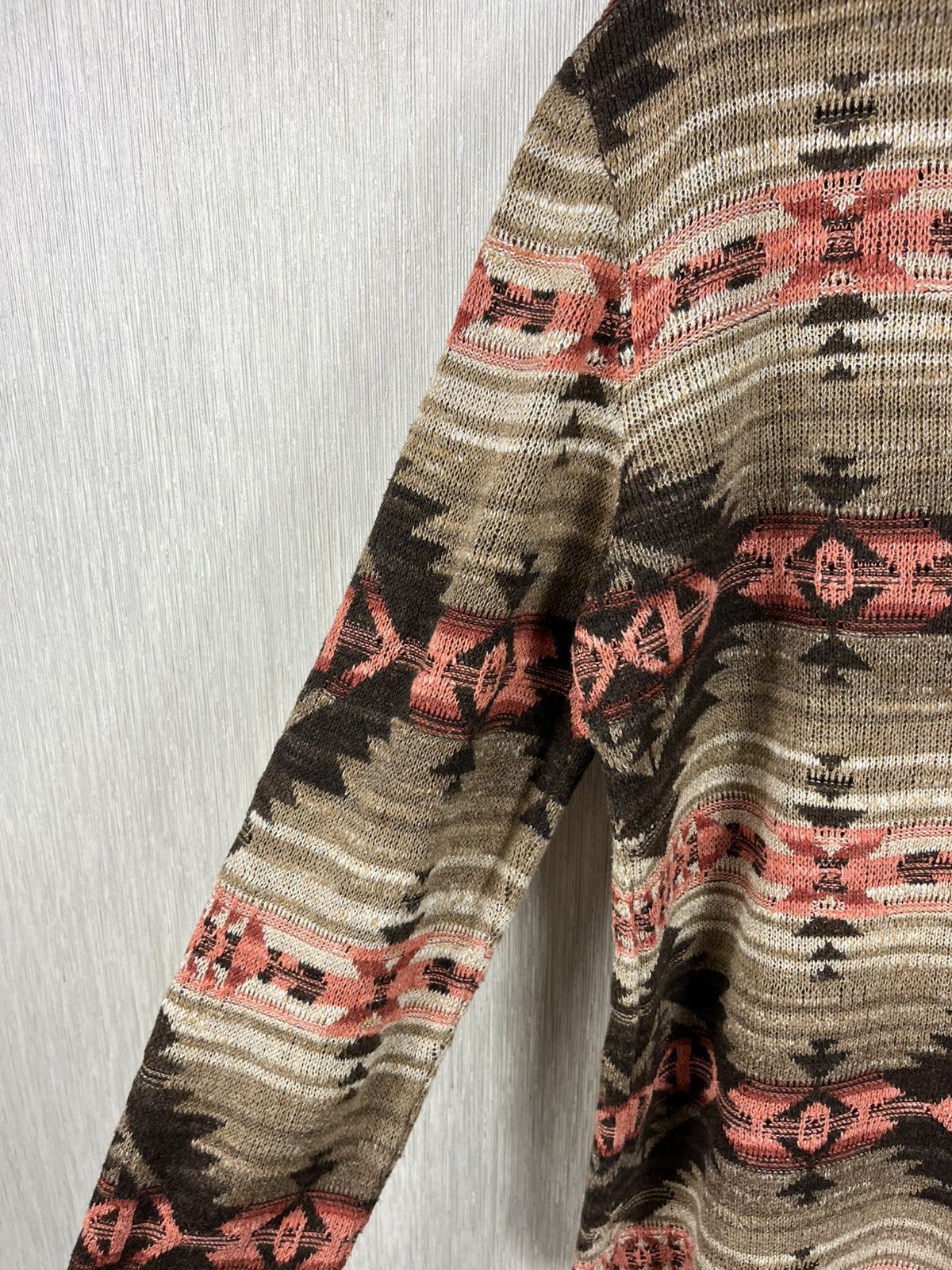 Denim & Supply Ralph Lauren × Ralph Lauren Vintage Ralph Lauren Aztec Navajo native patterned sweater Size US M / EU 48-50 / 2 - 9 Thumbnail