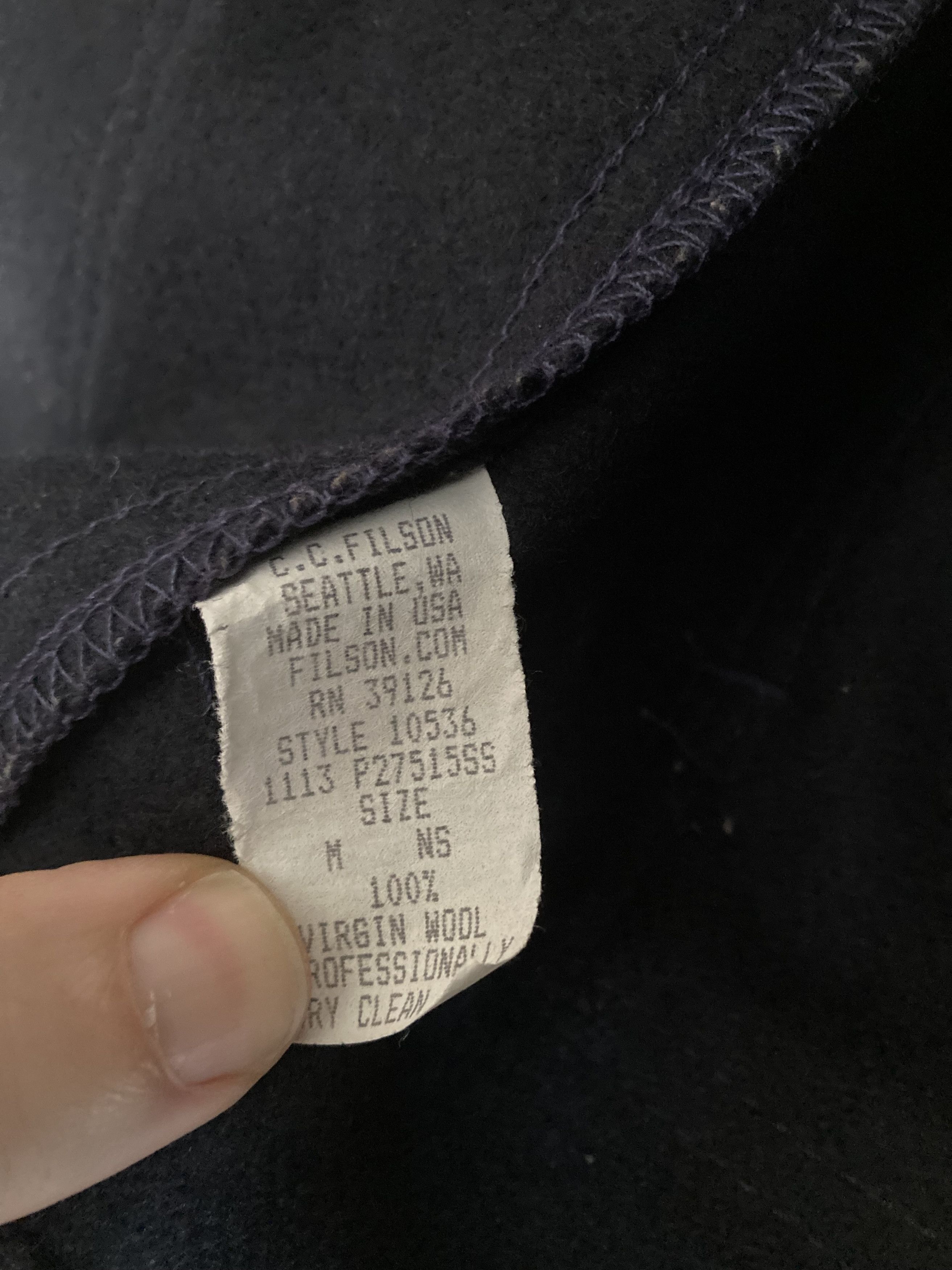 Filson Rare Filson Mackinaw Wool Cruiser Jacket M USA Black/Grey Size US M / EU 48-50 / 2 - 2 Thumbnail