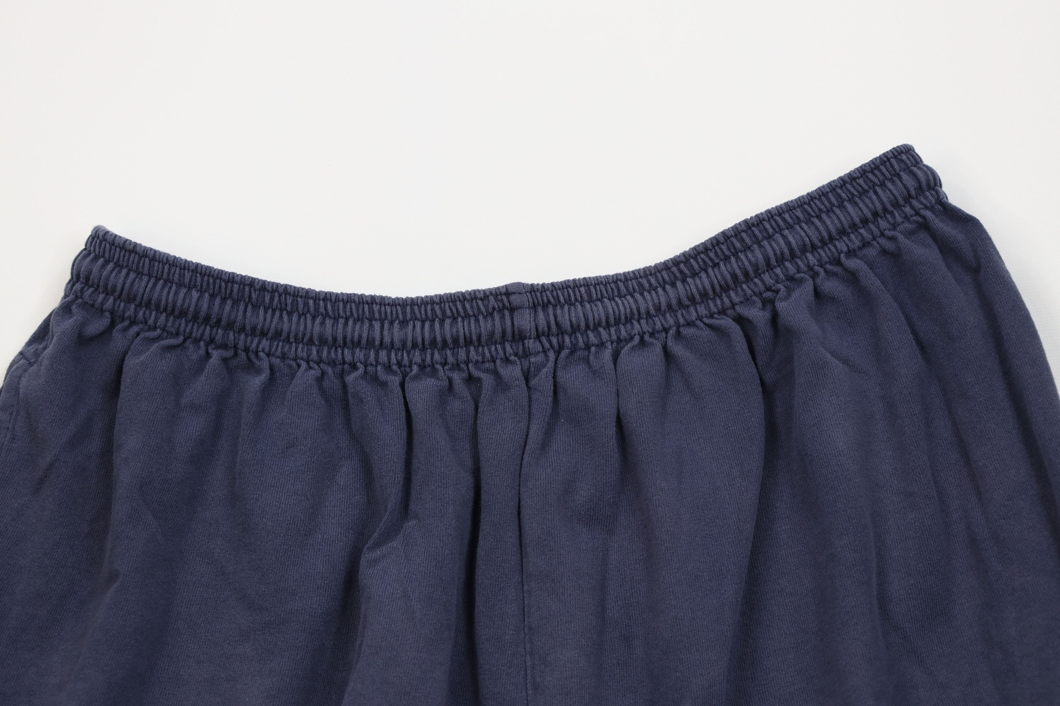 Vintage Vintage 90s Y2K Streetwear Blank Above Knee Dad Shorts Blue Size US 34 / EU 50 - 2 Thumbnail