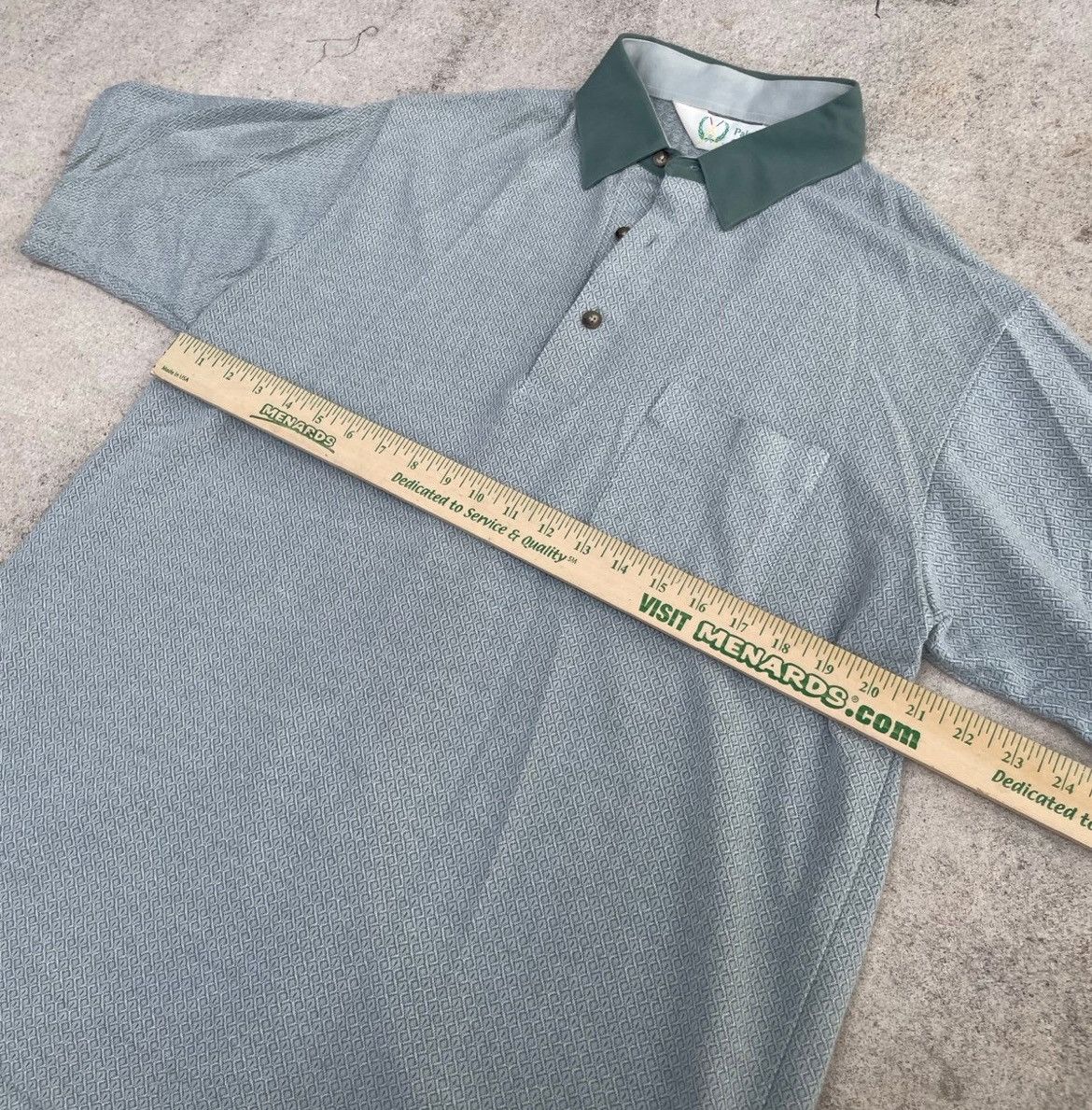 Other Vintage Palmland Club Polo Shirt Green Collar Mens Large Size US L / EU 52-54 / 3 - 2 Thumbnail