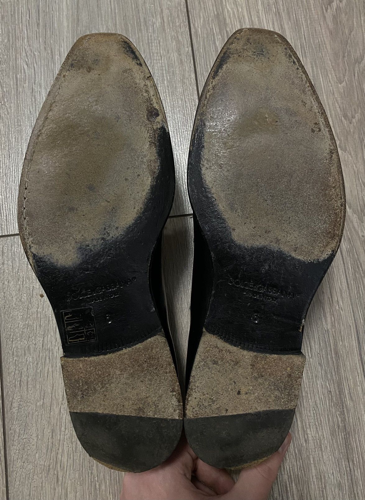 Dolce & Gabbana × Vintage Vintage Shoes Dolce Gabbana D&G Formal Oxfords Derby Loafers Size US 8.5 / EU 41-42 - 8 Thumbnail