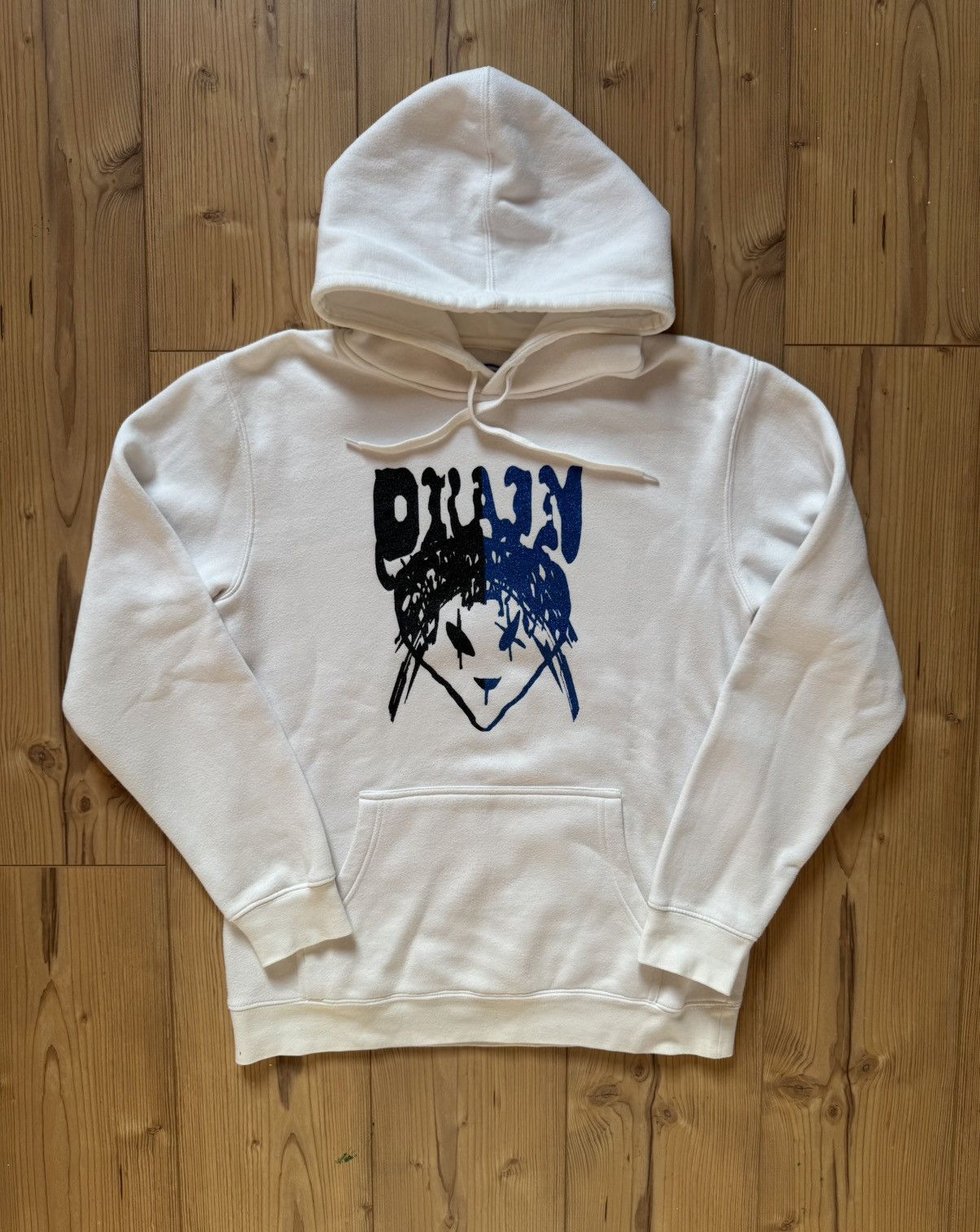 Drain Gang × Sad Boys Bladee Strawberry Glitter Alien Hoodie Size US M / EU 48-50 / 2 - 1 Thumbnail