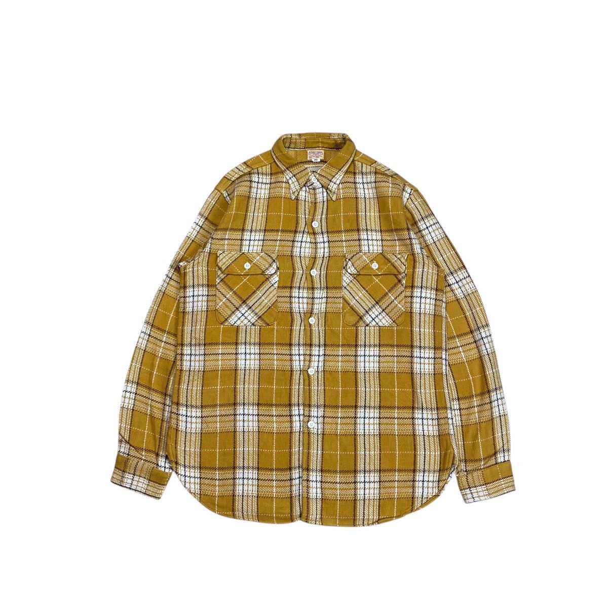 Warehouse & Co. Double Works Warehouse Heavy Weight Plaid Flannel Shirts Size US L / EU 52-54 / 3 - 1 Thumbnail