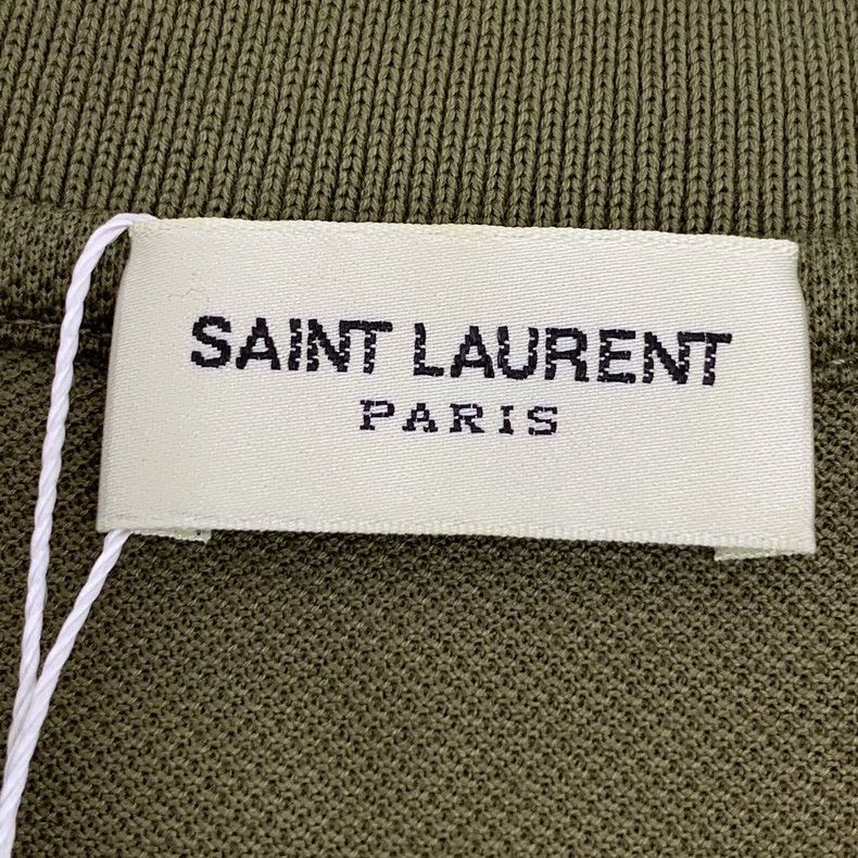 Polo Ralph Lauren POLO RALPH LAUREN Army green logo embroidered cotton lapel Size XS / US 0-2 / IT 36-38 - 5 Thumbnail