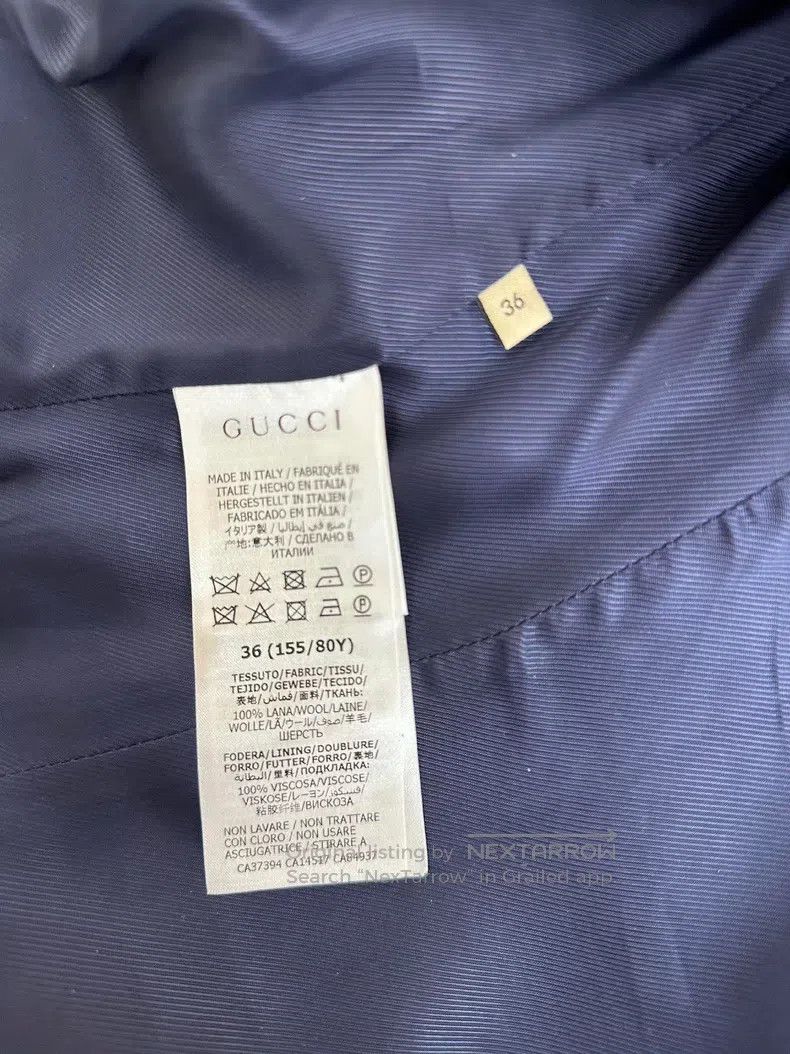 Gucci Gucci Blue short-sleeved waist suit Size XS / US 0-2 / IT 36-38 - 6 Thumbnail