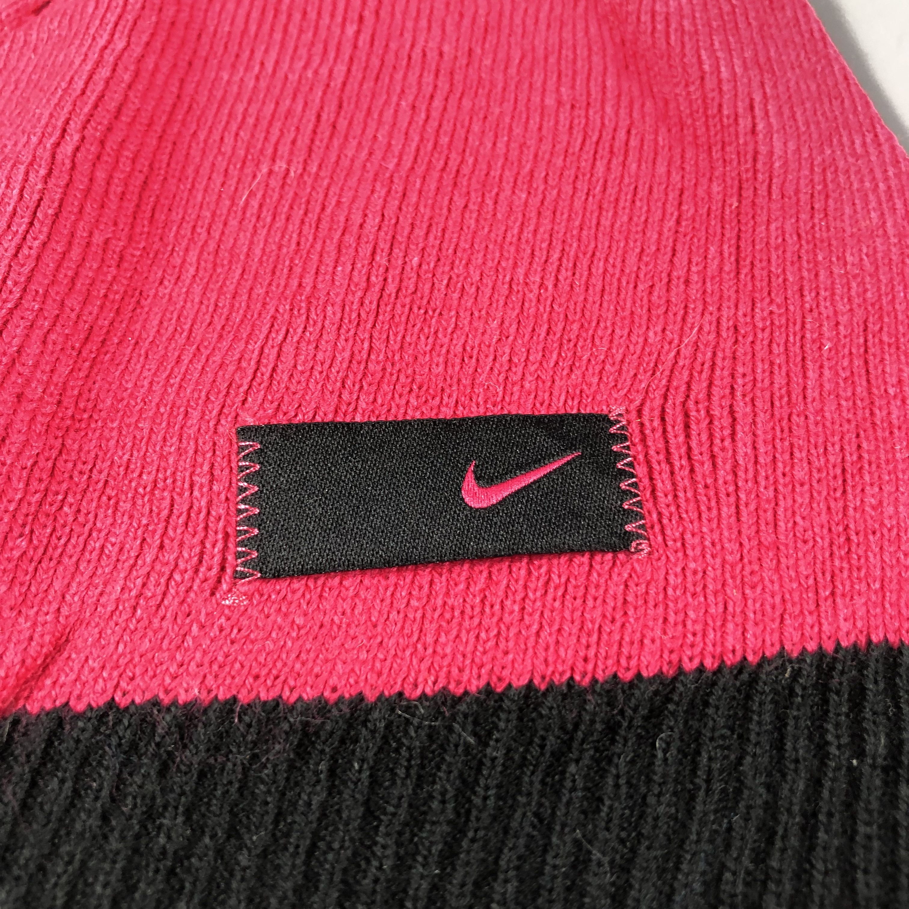 Vintage Nike Pink Beanie Snowcap Snow Hat B971 Size ONE SIZE - 4 Thumbnail