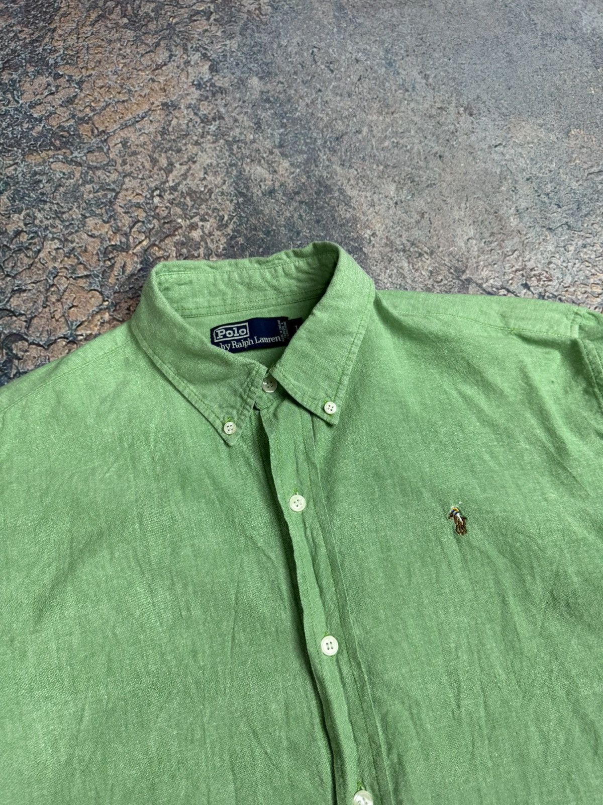 Polo Ralph Lauren VNTG Y2K Polo Ralph Lauren Shirt flannel RARE long SLEEVE Size US L / EU 52-54 / 3 - 9 Thumbnail