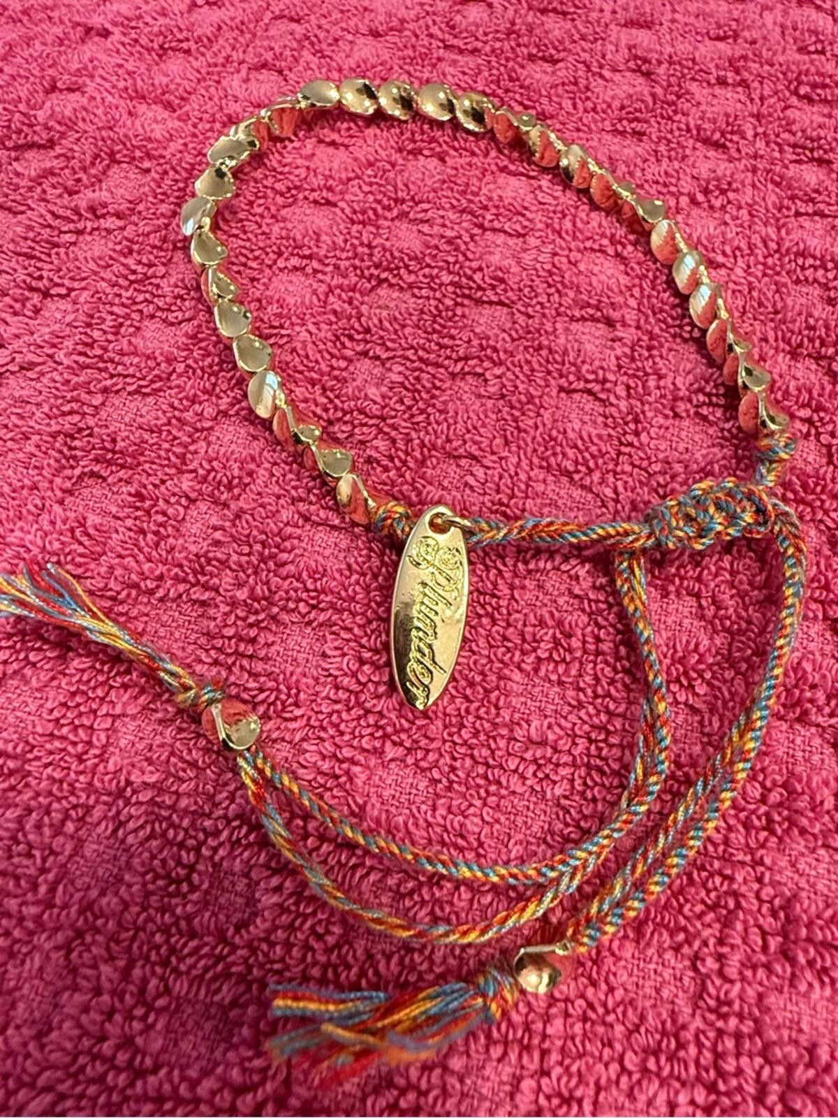 Other Plunder mixed media metal string dainty adjustable bracelet Size ONE SIZE - 2 Thumbnail