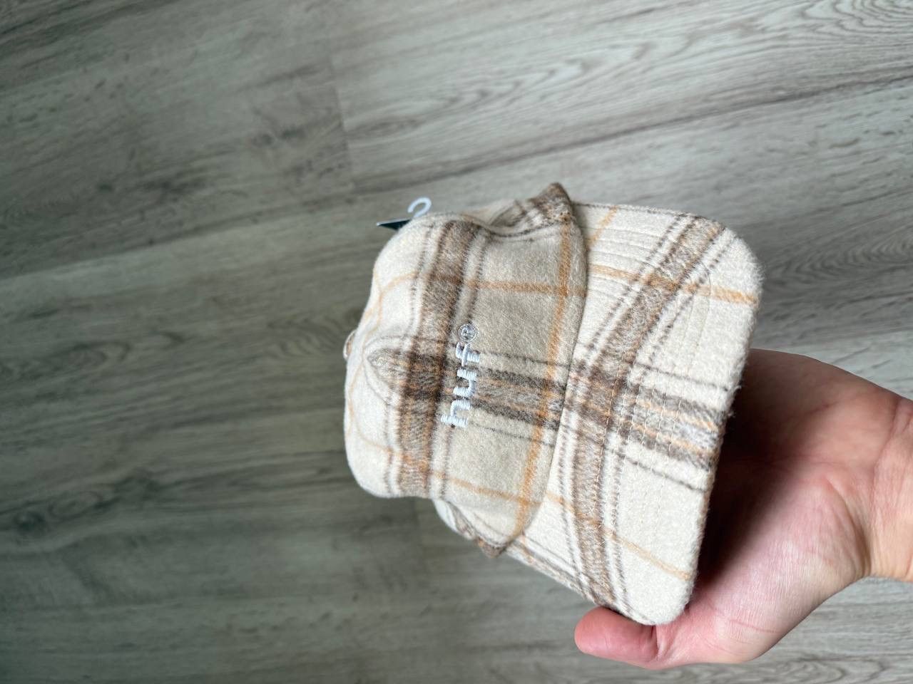 Huf HUF 98 plaid 5 panel hat color oatmeal Size ONE SIZE - 9 Thumbnail