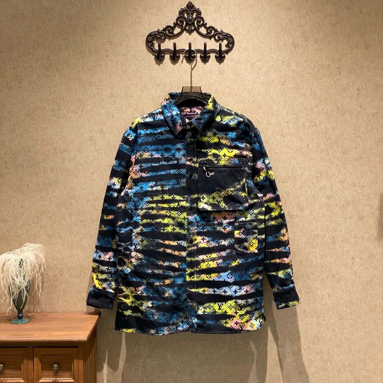 Louis Vuitton Louis Vuitton Rendering Sunset Old Flower Full Print Denim Size US XL / EU 56 / 4 - 1 Thumbnail