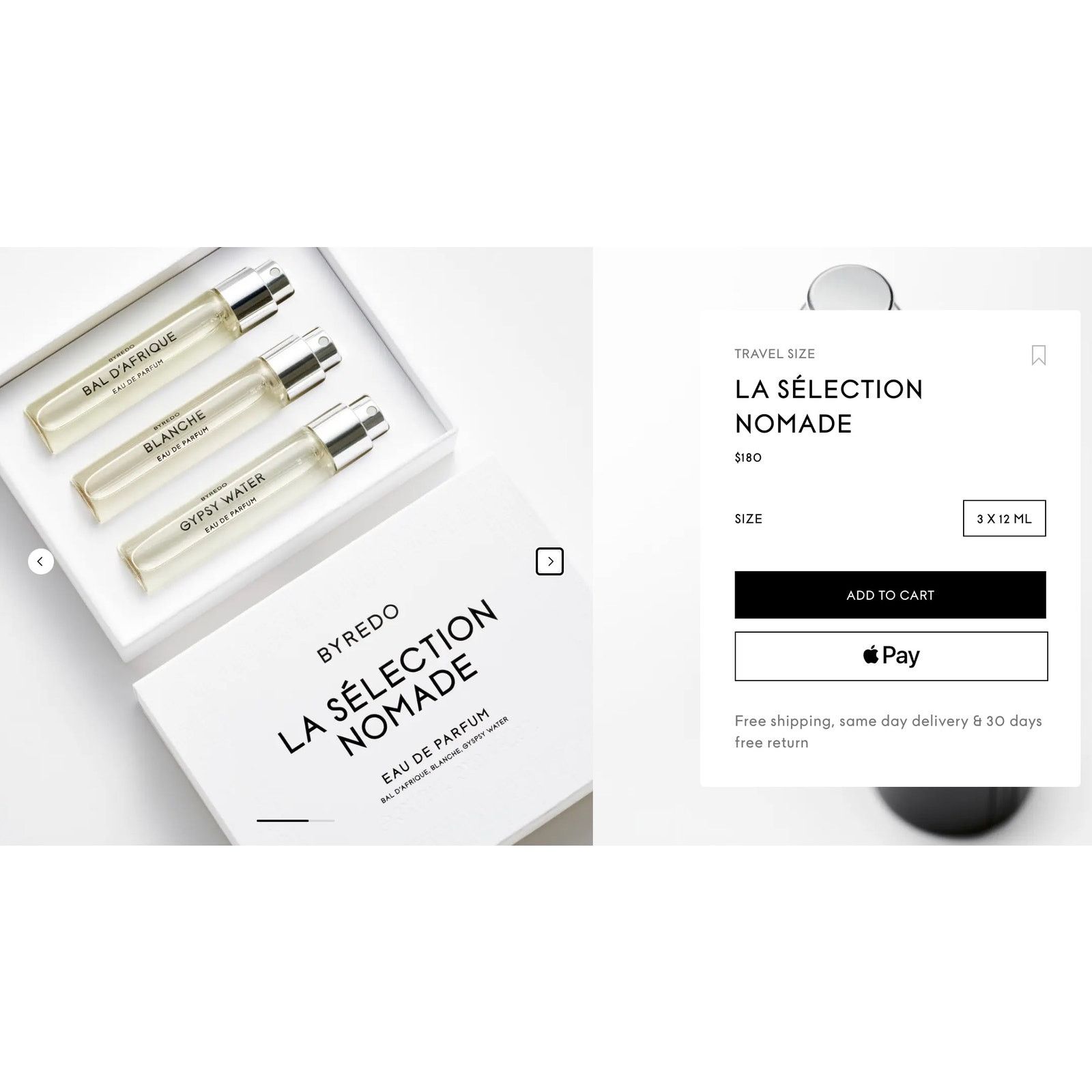 Byredo BYREDO Blanche Fragrance Perfume Travel 12ml Spray PreOwned Size ONE SIZE - 5 Thumbnail